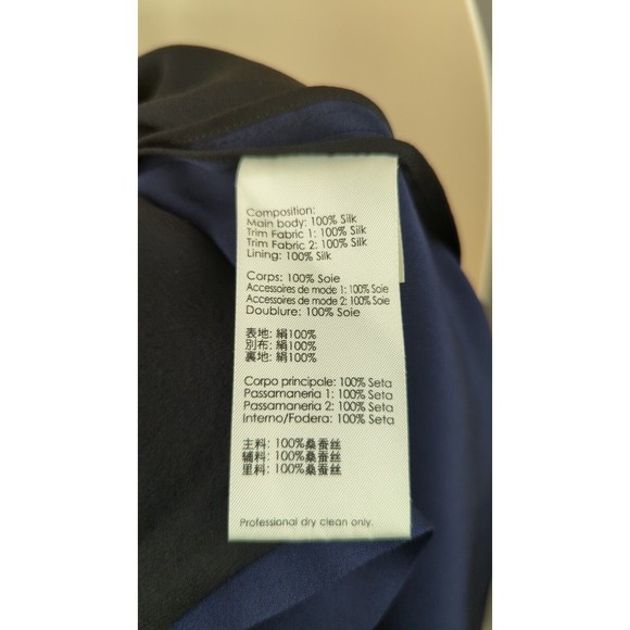 3.1 Phillip Lim Silk Shift Mini Dress Abstract Pattern Layered Sleeveless XS 2 - Picture 5 of 5